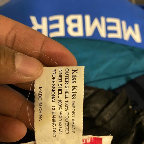 Formula Halter Formal Yellow, Black, & White Gown - Picture 6 of 8